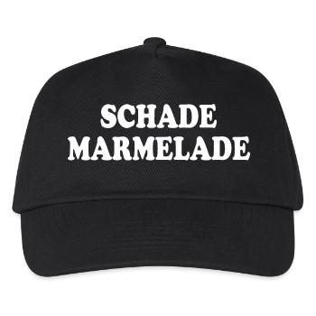 Schade Marmelade - Kinder Basecap - Schwarz - Vorne