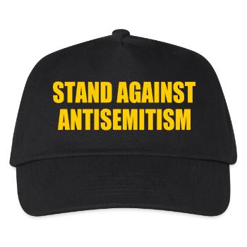 stand against antisemitism - Kinder Basecap - Schwarz - Vorne