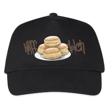 Pâte à levure // beignets // illustration - Casquette de baseball Enfant - noir - Devant