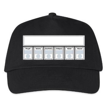 Stat Sheet - Kids’ Baseball Cap - black - Front