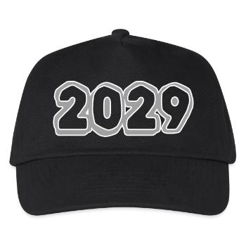 Born in 2029 - Kids’ Baseball Cap - black - Front