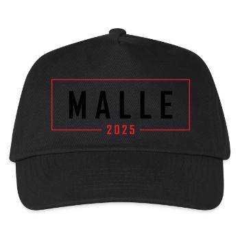 Malle 2025 - Kids’ Baseball Cap - black - Front