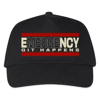 Nerd geek git d’urgence se produit - Casquette de baseball Enfant - noir - Devant