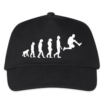 Evolution Basketball / Basketballer - Kinder Basecap - Schwarz - Vorne