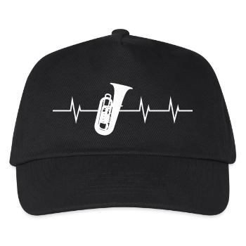 Battements de tuba - Casquette de baseball Enfant - noir - Devant