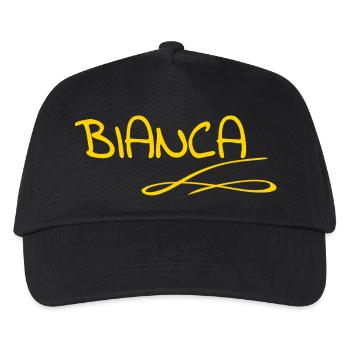 Bianca - Kinder Basecap - Schwarz - Vorne