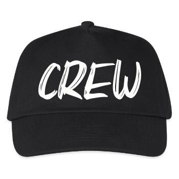 crew - Kinder Basecap - Schwarz - Vorne