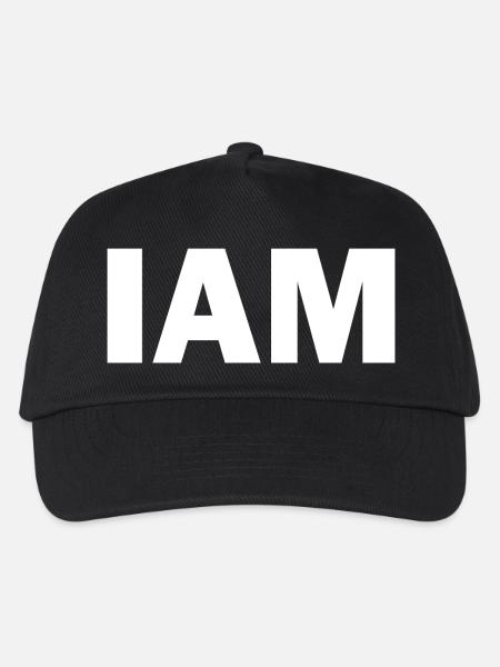 I AM - Ich bin - Kinder Basecap - Schwarz