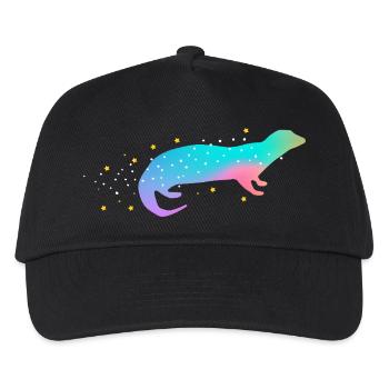 Sea Otter Gradient - Kinder Basecap - Schwarz - Vorne