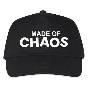 Made of Chaos - Kids’ Baseball Cap - black - Front