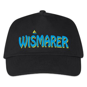 WISMAR - Kids’ Baseball Cap - black - Front