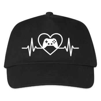 Cœur Gaming – Gamer Style Controller - Kids’ Baseball Cap - black - Front