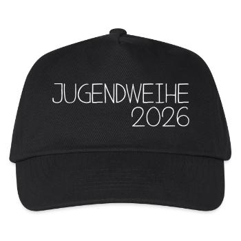Youth Consecration 2026 - Kids’ Baseball Cap - black - Front