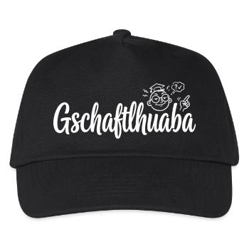 Gschaftlhuaba – Bayerischer Besserwisser - Kinder Basecap - Schwarz - Vorne
