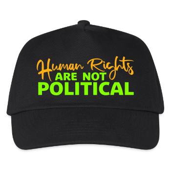 Human Rights Are Not Political Menschenrechte Logo - Kids’ Baseball Cap - black - Front