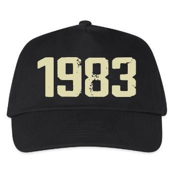 Jubiläum 1983 - Kinder Basecap - Schwarz - Vorne