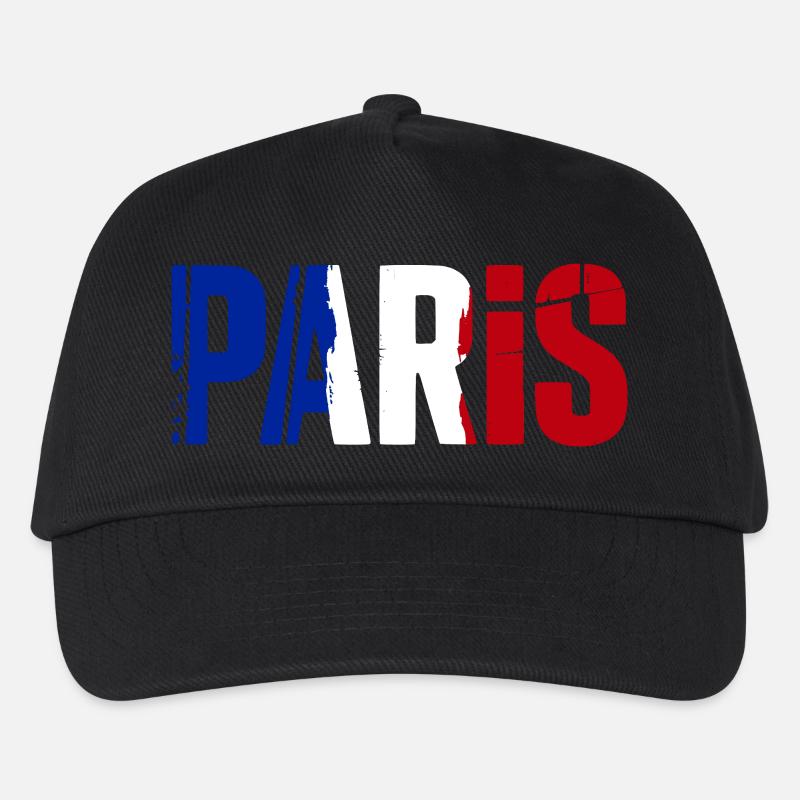 Paris Frankreich - Kinder Basecap - Schwarz