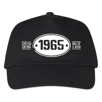 1965 Geburtstag 1965 - Kinder Basecap - Schwarz - Vorne