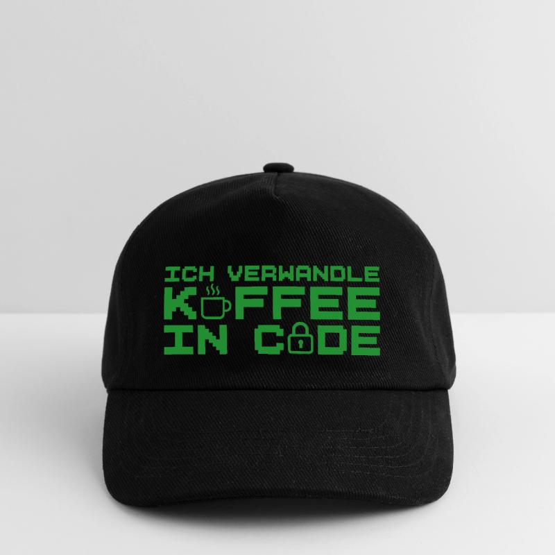 Informatik Verwandle Kaffee in Code Programmierer Kinder Basecap