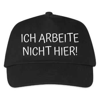 Büro Humor - Kinder Basecap - Schwarz - Vorne