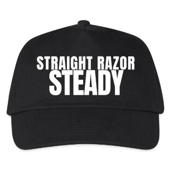 Barber Lustig Rasierer Styling Haarschnitt Barbers - Kinder Basecap - Schwarz - Vorne