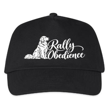 Rally Obedience – Golden Retriever - Kinder Basecap - Schwarz - Vorne