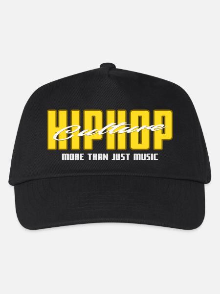 Hip Hop Culture - More Than Just Music - Kinder Basecap - Schwarz