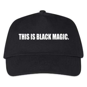 this is black magic - Kids’ Baseball Cap - black - Front