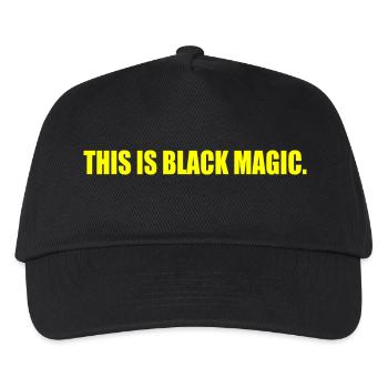 this is black magic - Kids’ Baseball Cap - black - Front