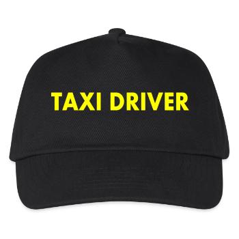 Taxi driver - Kinder Basecap - Schwarz - Vorne