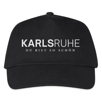 Karlsruhe du bist so schön - Kinder Basecap - Schwarz - Vorne