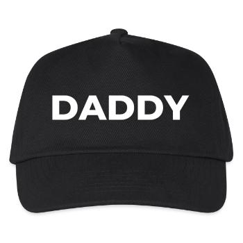 Daddy Dad Papa Vater Papi Lieblingsmensch - Kinder Basecap - Schwarz - Vorne