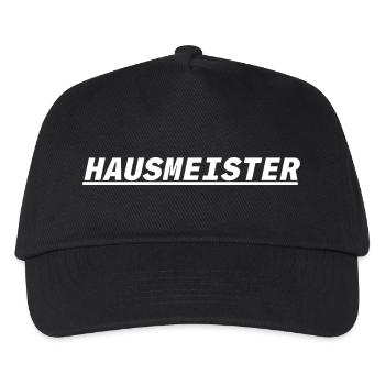 Hausmeister Hausmeisterei - Kinder Basecap - Schwarz - Vorne