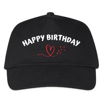Happy Birthday - Kinder Basecap - Schwarz - Vorne