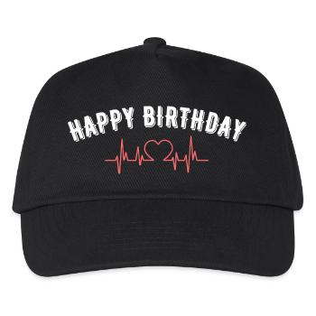 Happy Birthday - Kinder Basecap - Schwarz - Vorne