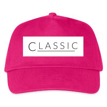 Classic white - Kids’ Baseball Cap - fuchsia - Front