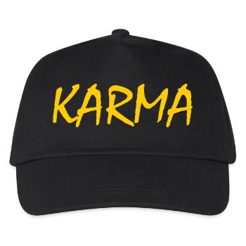 Karma - Kinder Basecap - Schwarz - Vorne