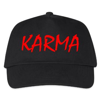 Karma - Kinder Basecap - Schwarz - Vorne