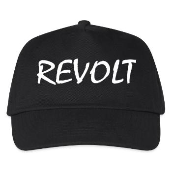 Revolt - Kinder Basecap - Schwarz - Vorne