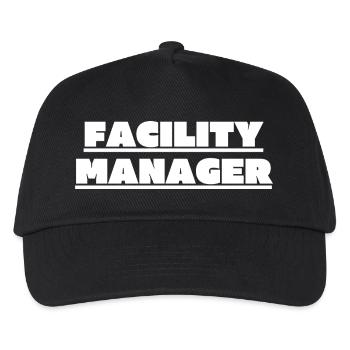 Facility Manager In-house technician Caretaker - Kids’ Baseball Cap - black - Front