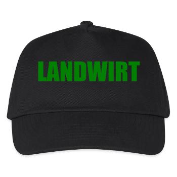 Landwirt - Kinder Basecap - Schwarz - Vorne