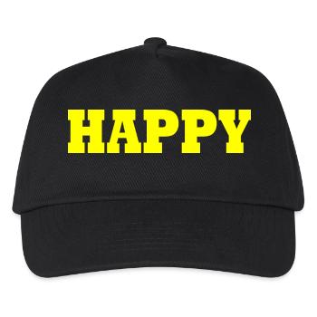 Happy - Kids’ Baseball Cap - black - Front
