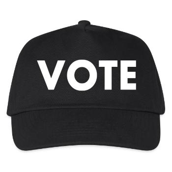 Vote - Kinder Basecap - Schwarz - Vorne