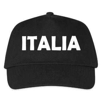 Italia - Kinder Basecap - Schwarz - Vorne