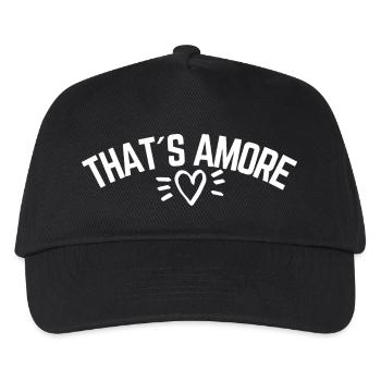 That's Amore Favorite Person Valentine's Day Love - Kids’ Baseball Cap - black - Front
