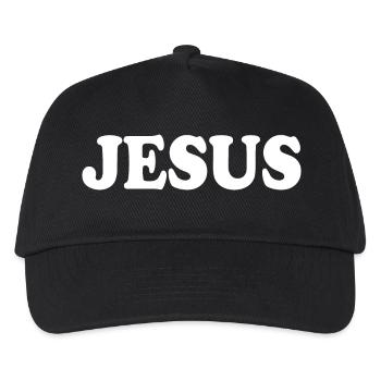 Jesus - Kinder Basecap - Schwarz - Vorne