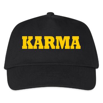 Karma - Kinder Basecap - Schwarz - Vorne