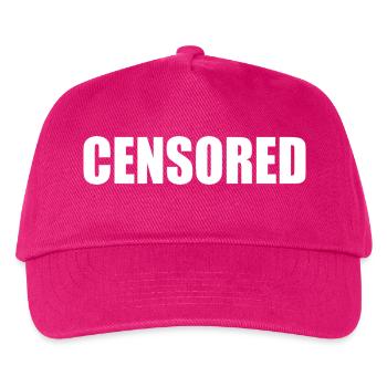 censored - Kids’ Baseball Cap - fuchsia - Front