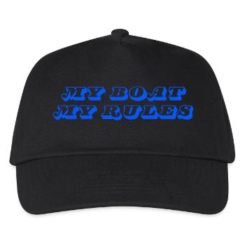 MON BATEAU MES RÈGLES - Casquette de baseball Enfant - noir - Devant