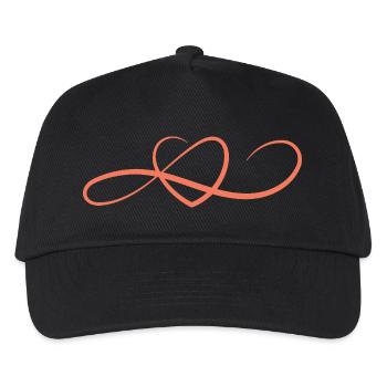 Heart Treasure Favorite Person I Love You - Kids’ Baseball Cap - black - Front